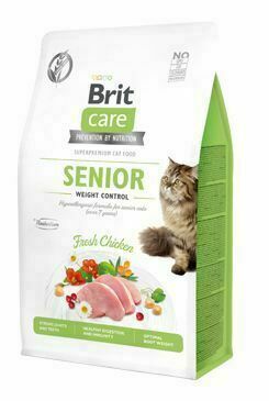 Brit Care Cat Gf Senior Weight Control 0,4kg porovnat ceny