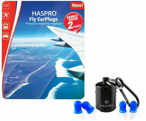 Haspro Fly Rodinné balení (S/M) špunty do uší na cestování 2 páry porovnat ceny