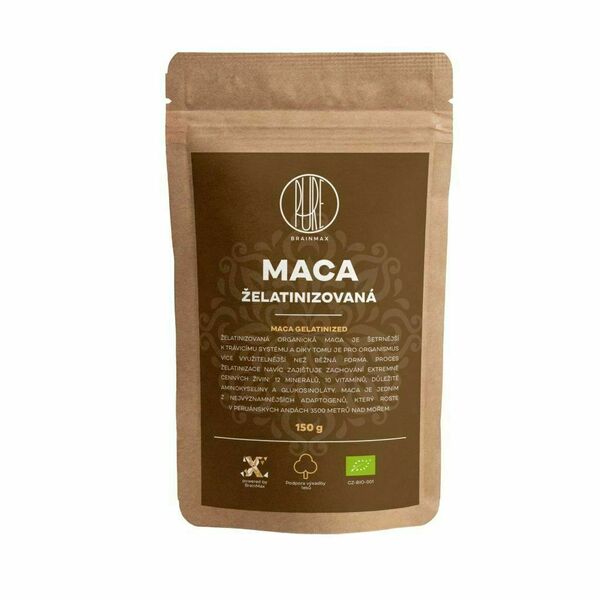 BrainMax Pure Maca želatinovaná BIO prášek 150 g porovnat ceny