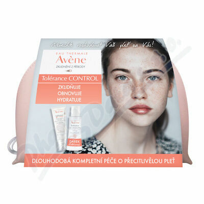 AVENE Tolerance Control balzám 40ml + Velmi jemný odličovač 100ml + taštička porovnat ceny