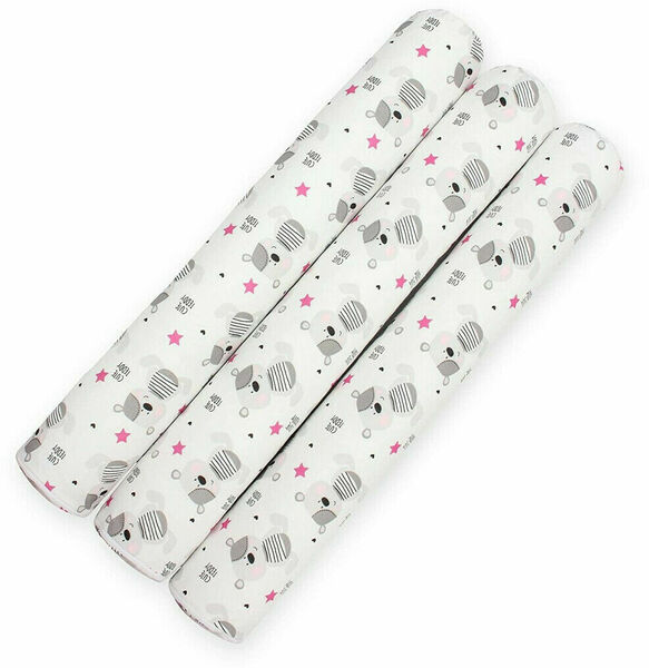 Scamp mantinel do postýlky-válec 3x60cm white grey bears porovnat ceny