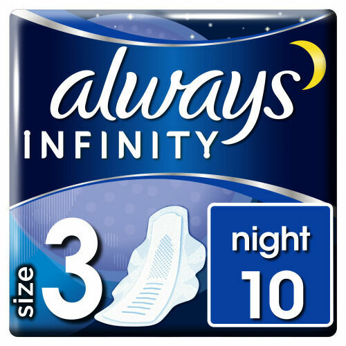 Always Infinity Night velikost 3 s křidélky 10ks porovnat ceny
