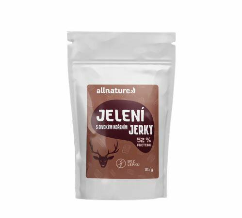 Allnature Jelení Jerky s divokým kořením 25g porovnat ceny