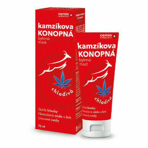 Cemio Kamzíkova konopná mast chladivá 75ml porovnat ceny