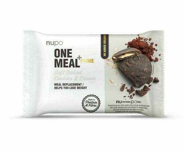 NUPO One Meal +Prime Cookies & cream plněný koláček 70 g porovnat ceny