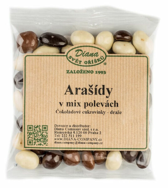 Diana Company Arašídy v mix polevách 100g porovnat ceny