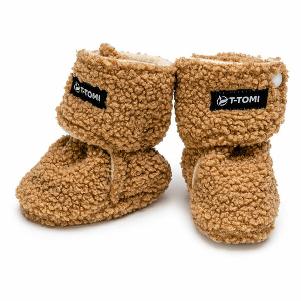 T-TOMI Teddy brown capáčky 9-12 měsíců 1 pár porovnat ceny
