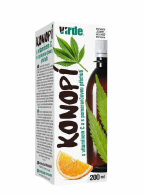 Virde Konopí s vitamínem C a pomerančovou příchutí 200ml porovnat ceny