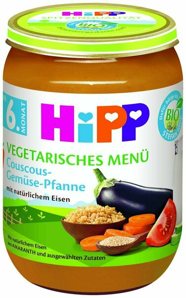 HiPP BABY BIO Kuskus se zeleninou 190 g porovnat ceny