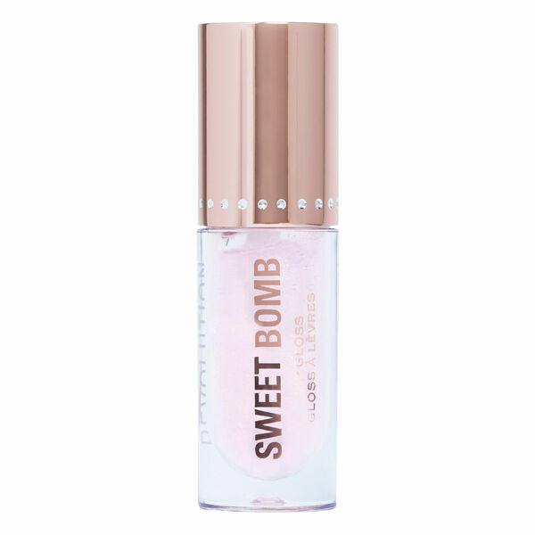 Revolution Sweet Bomb Lip Gloss Candyfloss Pink Glitter lesk na rty 4.5 ml porovnat ceny