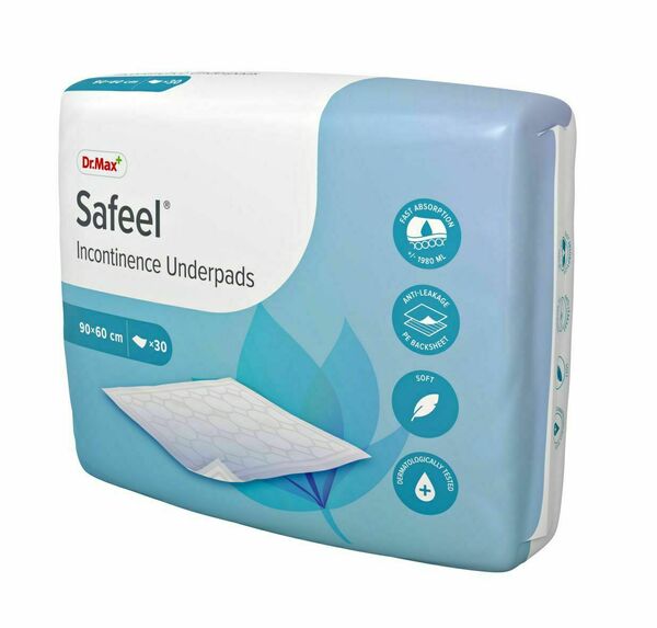 Dr.Max Safeel Incontinence Underpads 90x60 cm 30 ks porovnat ceny