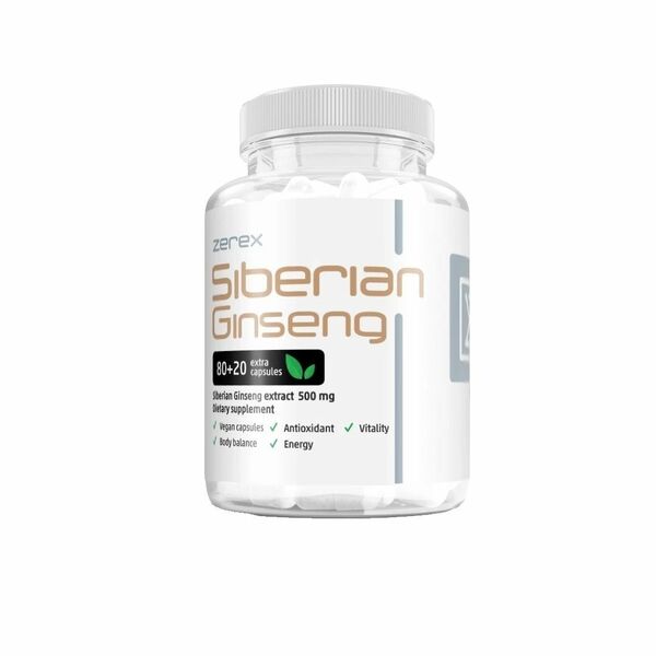 Zerex Siberian Ginseng 500 mg 100 kapslí porovnat ceny