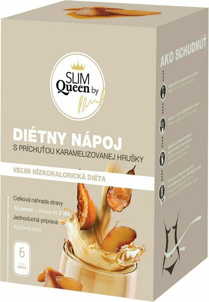 SLIM Queen dietní nápoj karamelizovaná hruška 384 g porovnat ceny