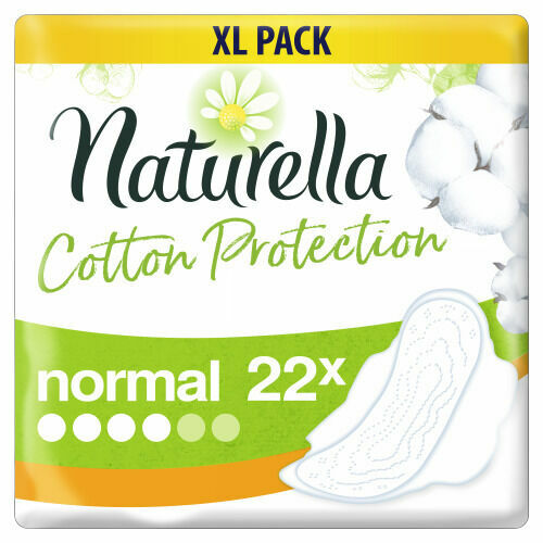 Naturella Cotton Protection Ultra Normal Hygienické vložky s křidélky 22ks porovnat ceny