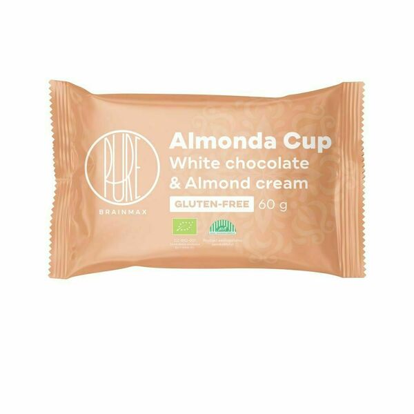 BrainMax Pure Almonda Cup BIO čokokošíček s mandlovým krémem 60 g porovnat ceny