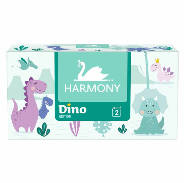 HARMONY Papírové kapesníky Dino 2vrstvé 150 ks porovnat ceny