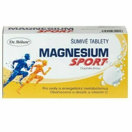Dr.Böhm Magnesium sport šumivé tablety 40ks porovnat ceny
