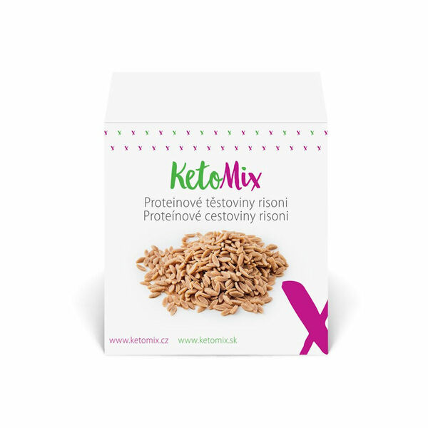 KETOMIX Proteinové těstoviny risoni 10 porcí 300g porovnat ceny