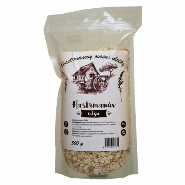HASTRMANŮV MLÝN ovesné vločky 500 g porovnat ceny
