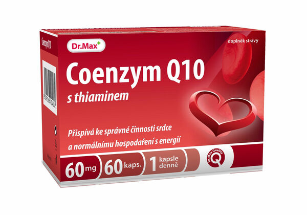 Dr.Max Coenzym Q10 60 mg s thiaminem 60 kapslí porovnat ceny