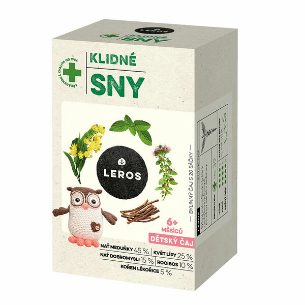 LEROS Dětský čaj klidné sny 20 sáčků porovnat ceny