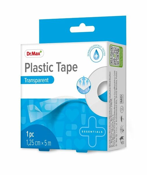 Dr. Max Plastic Tape Transparent 1,25 cm x 5 m 1 ks porovnat ceny
