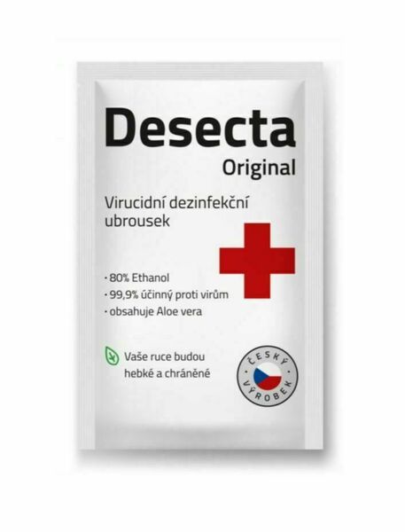 Desecta Original Virucidní dezinfekční ubrousek 5 g porovnat ceny