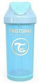 Twistshake netekoucí lahev s brčkem pastelově modrá 6+m 360ml porovnat ceny