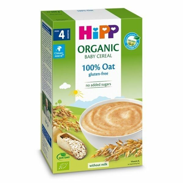 HiPP BIO Obilná kaše 100% ovesná od ukončeného 4. měsíce 200g porovnat ceny