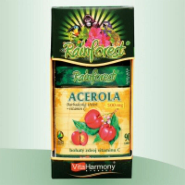 VITAHARMONY Acerola 500 mg + Vitamín C 250 mg 90 tablet porovnat ceny