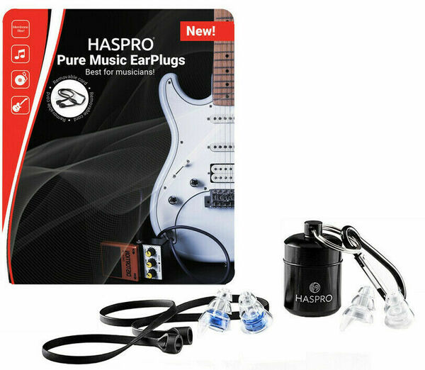 Haspro Pure Music špunty do uší pro muzikanty, modré S/M 2 páry porovnat ceny