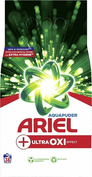 Ariel Extra Clean Power, prací prášek (38 pracích dávek) 2.47 kg porovnat ceny
