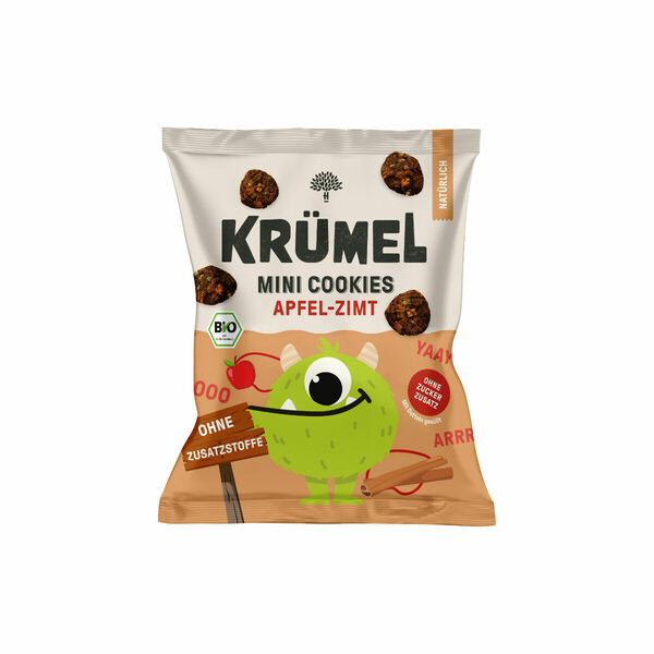 Krümel BIO Mini sušenky Datle, jablko, skořice 50 g porovnat ceny