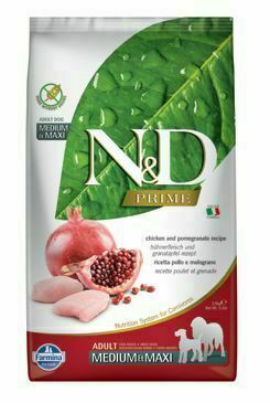 N&d Prime Dog Puppy M/l Chicken & Pomegranate 2,5kg porovnat ceny