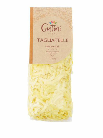 Gutini Tagliatelle bezlepkové těstoviny bez kukuřičné mouky 250 g porovnat ceny