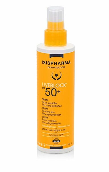 ISISPHARMA UVEBLOCK Spray SPF50+ 200 ml porovnat ceny