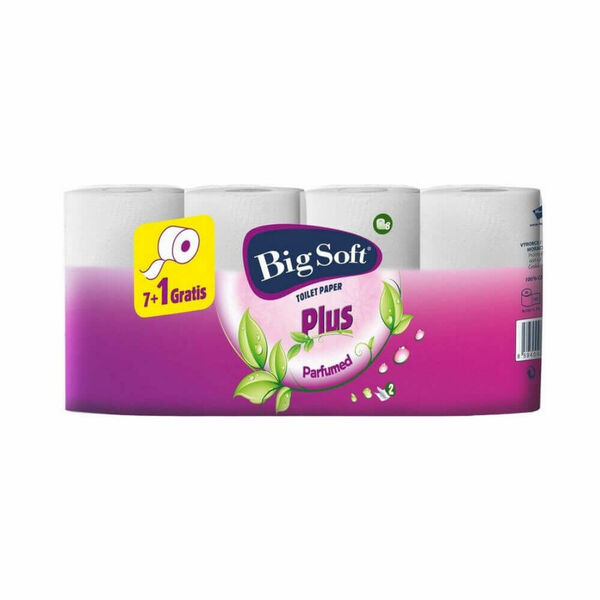 BIG SOFT Plus Dvouvrstvý toaletní papír 8 kusů porovnat ceny