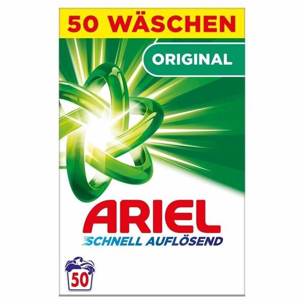 Ariel Universal Plus Prášek na praní 3 kg 50 praní porovnat ceny