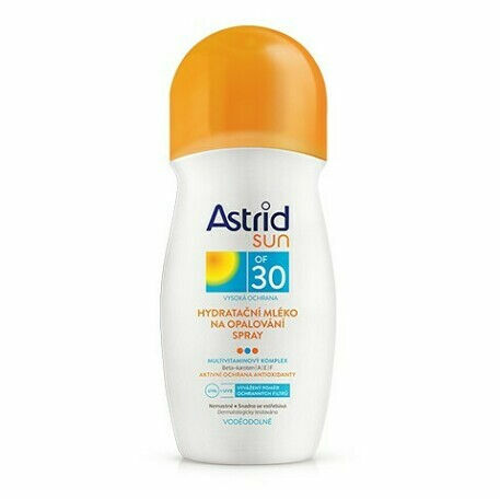 ASTRID Sun Hydratační mléko na opalování ve spreji OF30  200 ml porovnat ceny