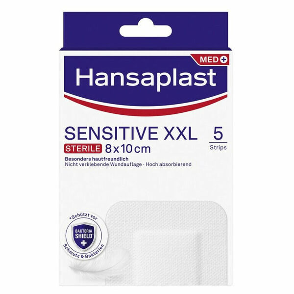 Hansaplast Sensitive Xxl Elast.náplast 8x10cm 5ks porovnat ceny