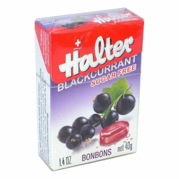 HALTER bonbóny Blackcurrant 40g (černý rybíz) porovnat ceny