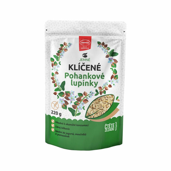 SEMIX Jemné klíčené pohankové lupínky 220 g porovnat ceny