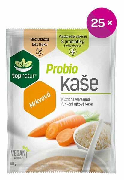 Topnatur Probio kaše mrkvová 25x60g porovnat ceny