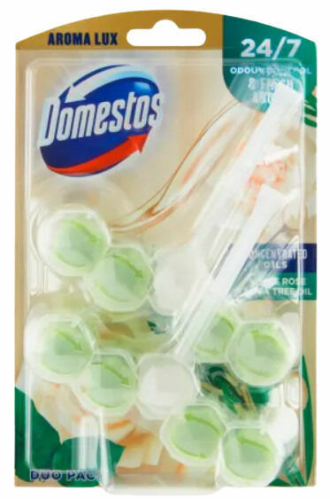 Domestos Aroma Lux White Rose & Tea Tree Oil WC blok 2 x 55 g porovnat ceny