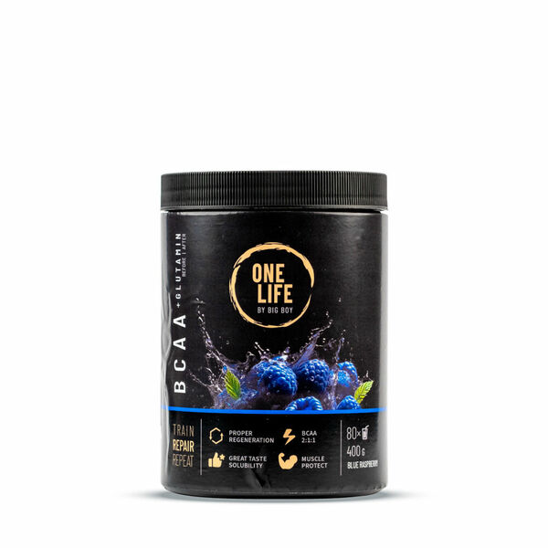 ONE LIFE BCAA modrá malina instantní 400 g porovnat ceny