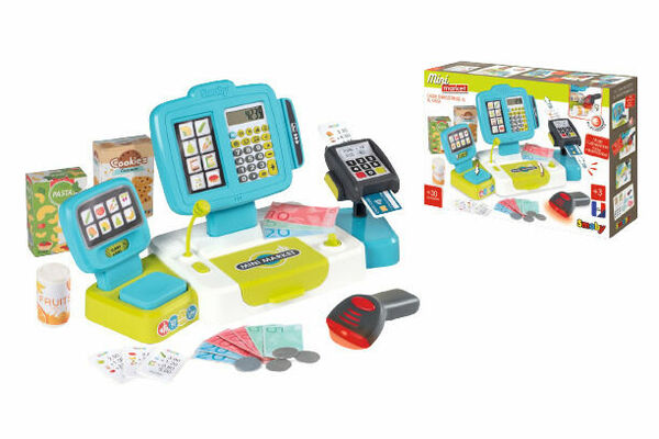 Smoby Pokladna elektronická s váhou modrá porovnat ceny