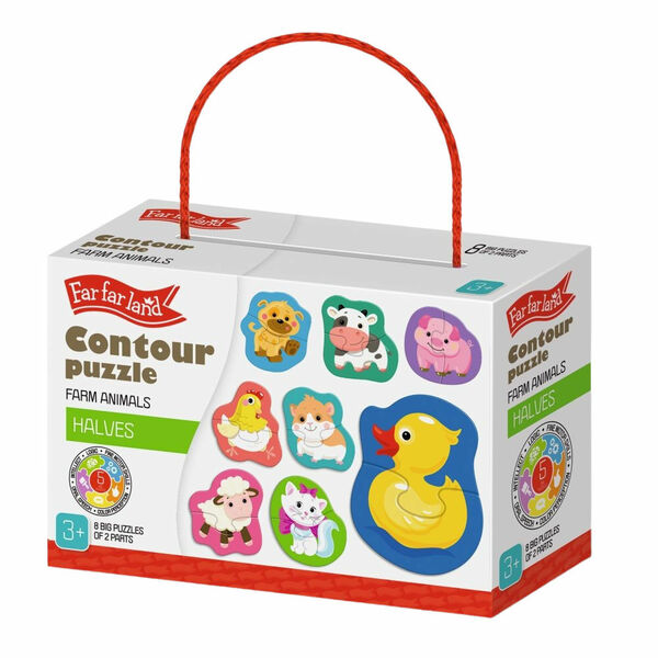 Kids Do Outline puzzle poloviny farma porovnat ceny
