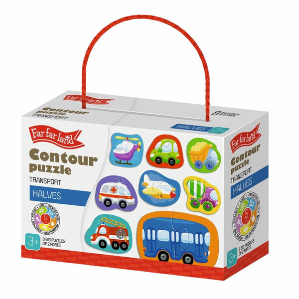 Kids Do Outline puzzle poloviny transport porovnat ceny