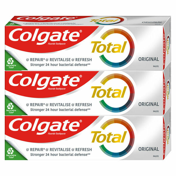 COLGATE Total Original zubní pasta 3x 75ml porovnat ceny