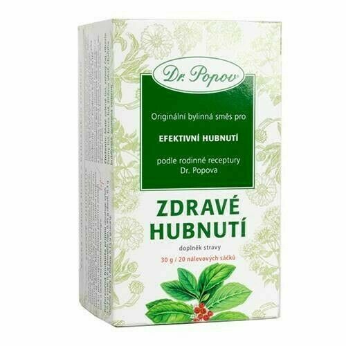 Dr.Popov Čaj Zdravé hubnutí 20x1.5g porovnat ceny